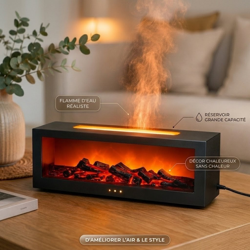 Humidificateur Stylé avec Éclairage:  Créez Votre Havre de Paix
