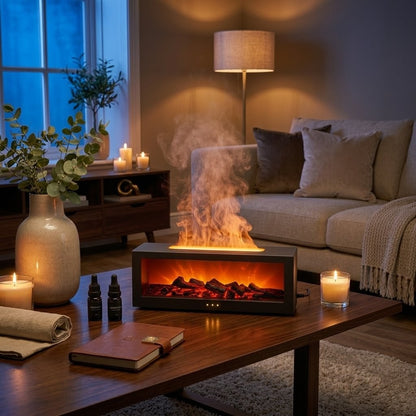 Humidificateur Stylé avec Éclairage:  Créez Votre Havre de Paix