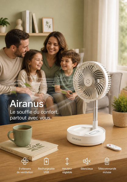 Ventilateur Portable – Fraîcheur Instantanée Où Que Vous Soyez